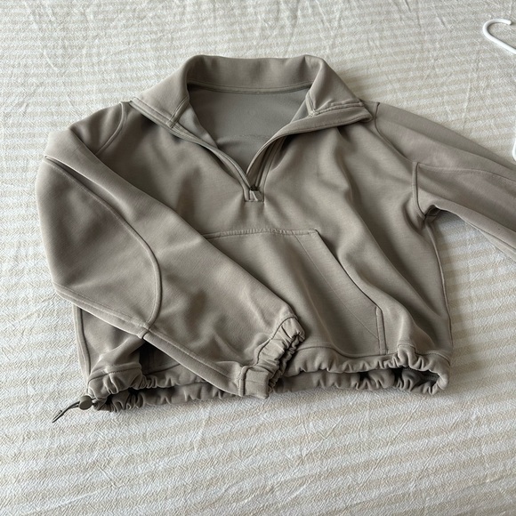 lululemon athletica Tops - lululemon athletica Taupe Sweatshirt